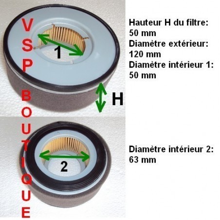 FILTRE A ESSENCE VOITURE SANS PERMIS VSP 1 90 LOMBARDINI Transparent